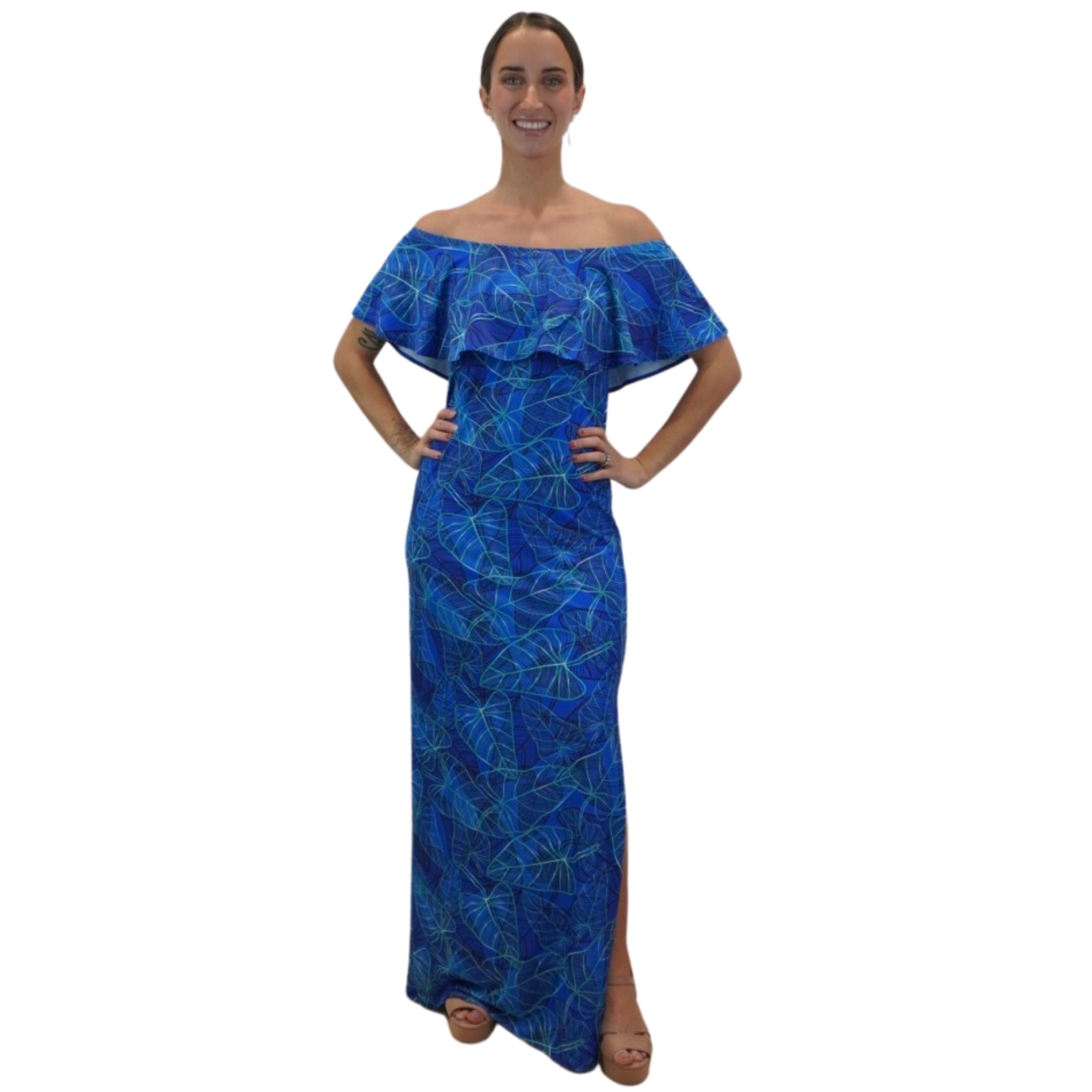 Angela Maxi Dress - Tropical Collection