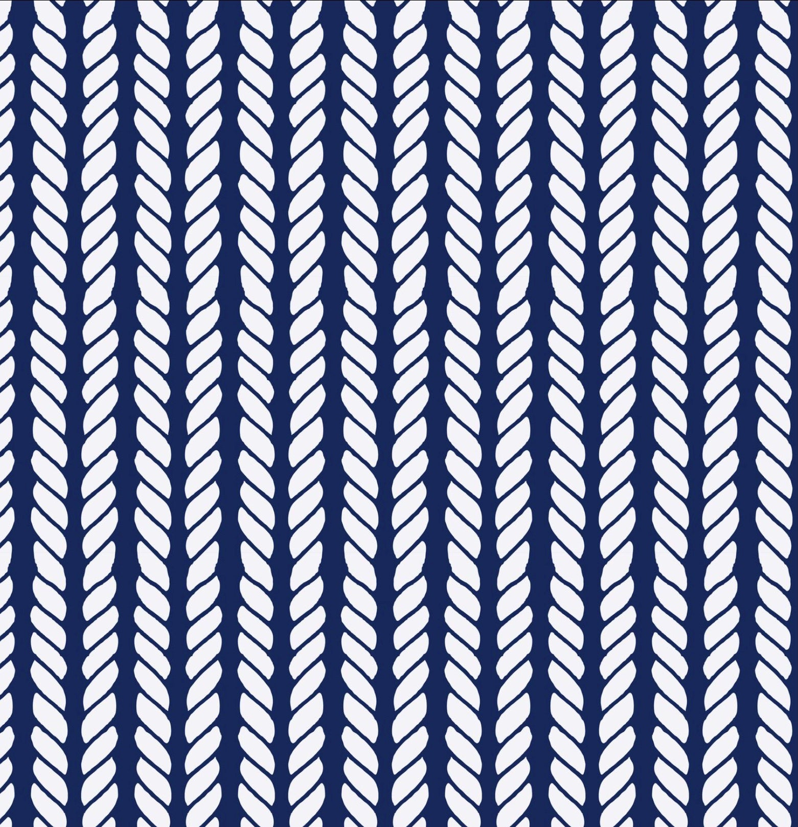 Navy Vertical Rope Pattern - Patti Biggs Zoomed
