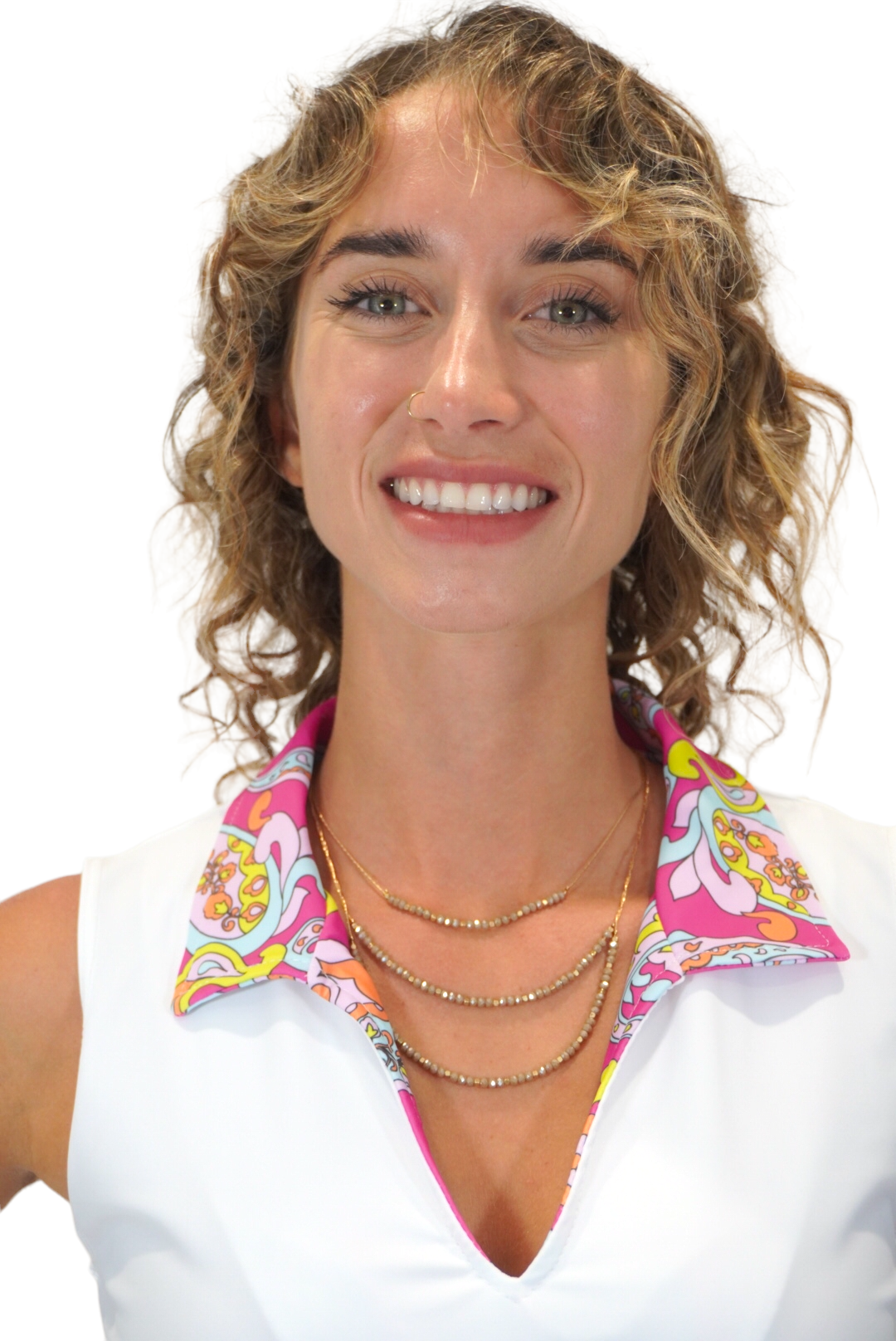 Libby Polo Top Sleeveless - Solids