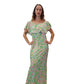 Angela Maxi Dress, Sanibel Pink and Green, large image 4 - Patti Biggs Zoomed